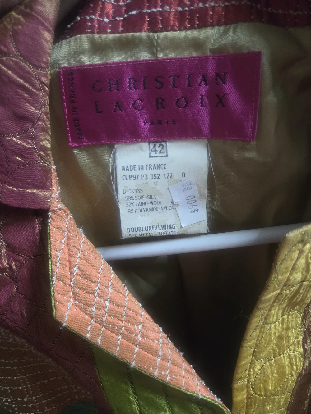 AUTHENTIC VINTAGE CHRISTIAN LACROIX